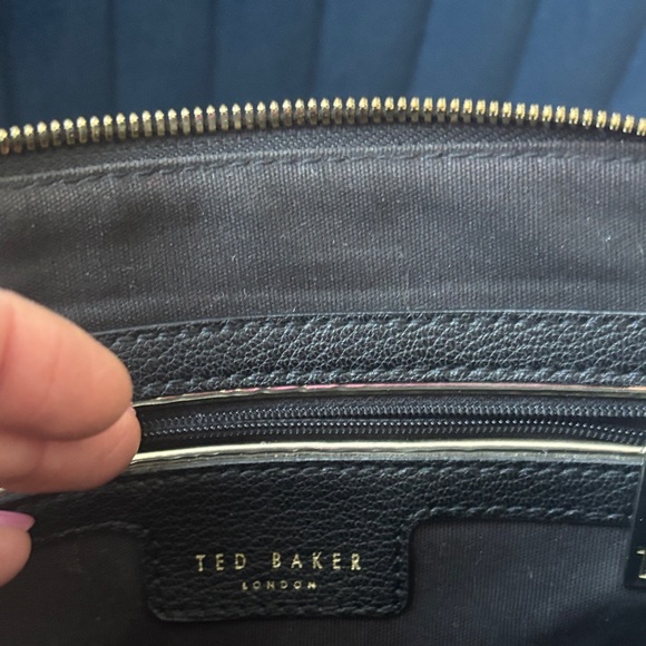 Ted Baker Textured Brown Crossbody Bag - Picture 8 of 10